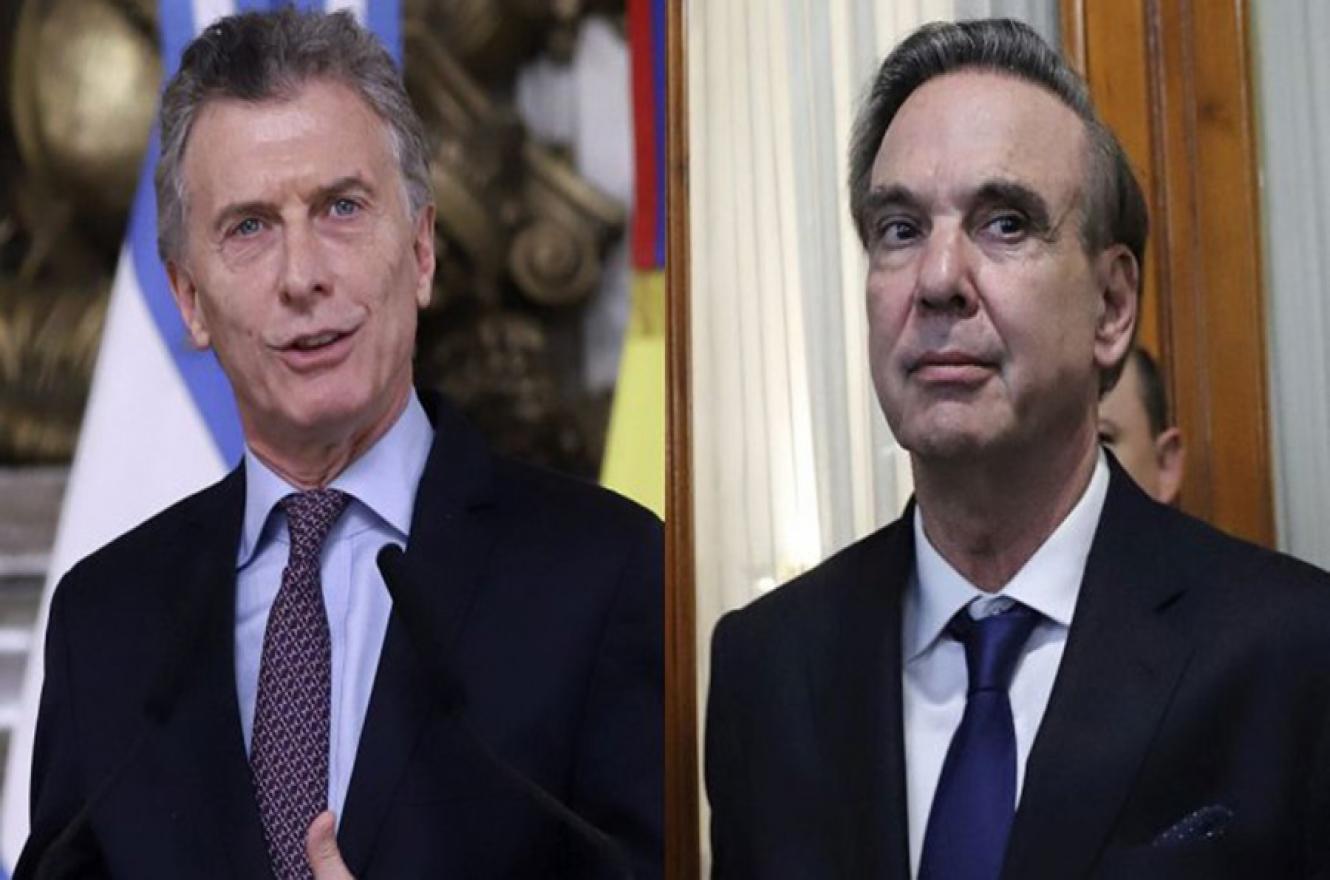 Mauricio Macri y Miguel Ángel Pichetto.