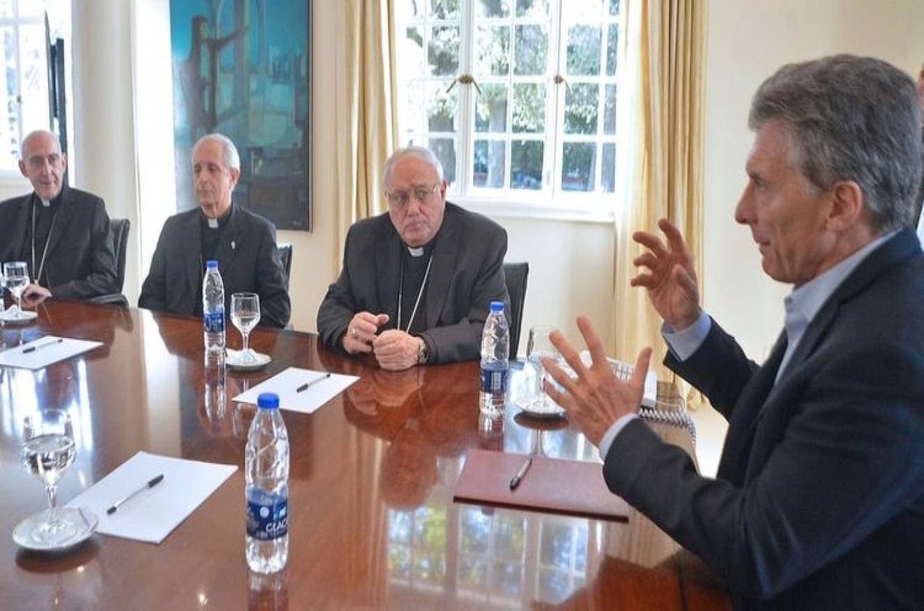Macri con la Iglesia