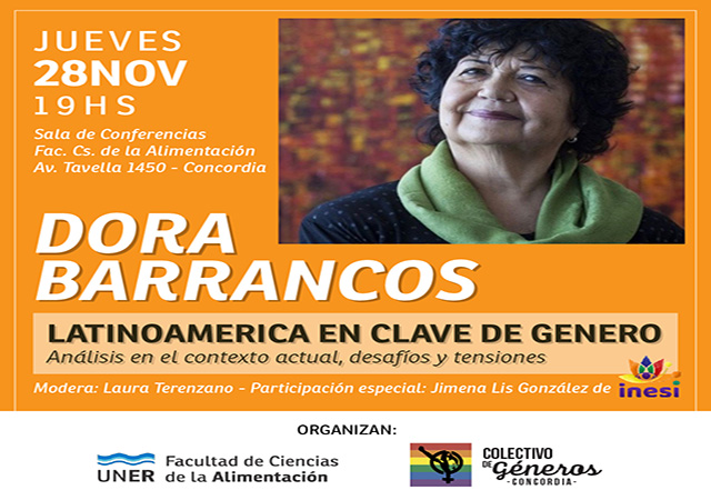 Concordia: la socióloga Dora Barrancos disertará sobre Latinoamérica en clave de género - Análisis Digital