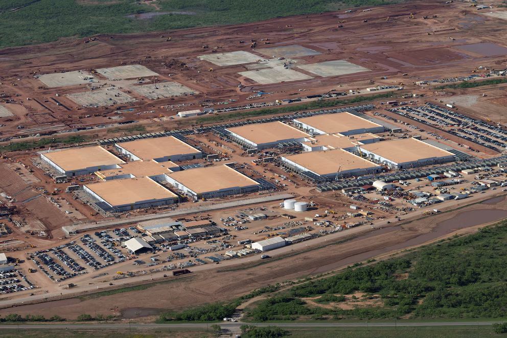 Uno de los data centers de Stargate Abilene, Texas, EEUU