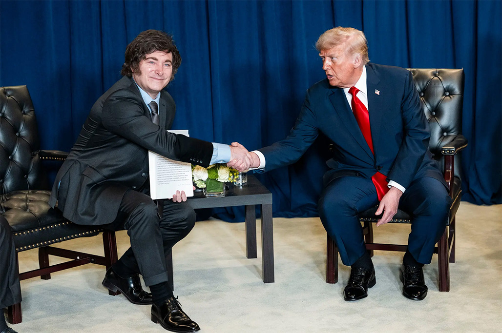 Milei y Trump.