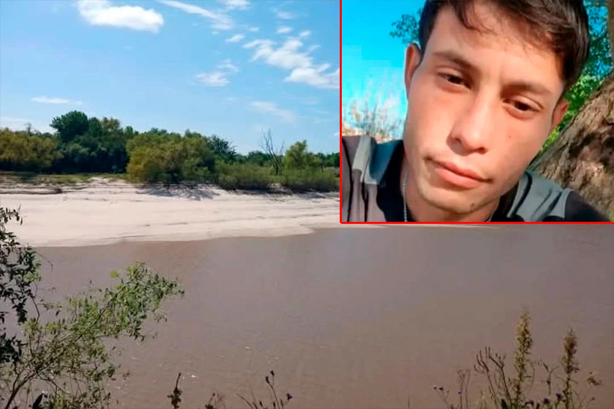 Hallaron restos que serían del joven desaparecido en el río Gualeguay. Foto: (Canal5Univisión).