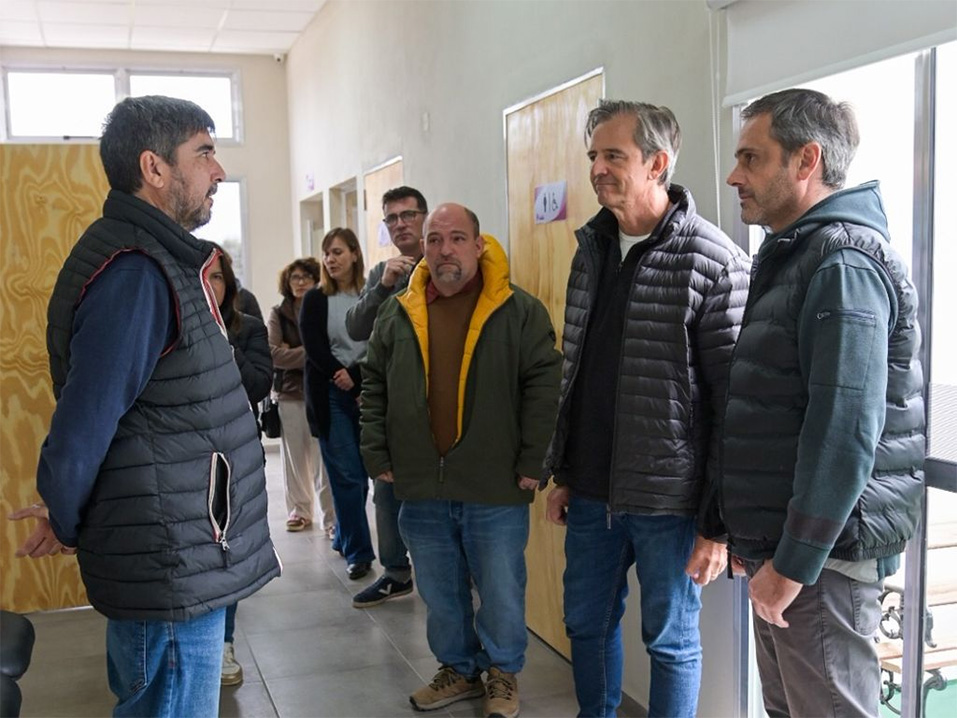 Imagen de archivo de Adrián Fuertes junto a Guillermo Michel y Adán Bahl.