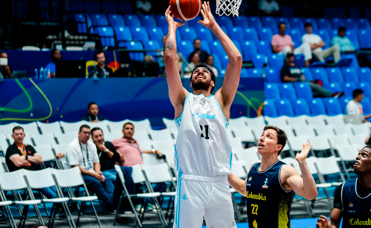 Argentina venció a Colombia por la Americup