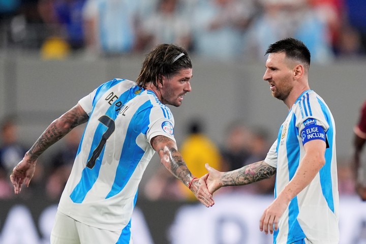 De Paul y Messi