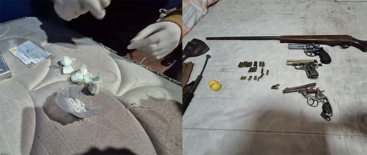 En Villaguay y en Concordia se secuestraron drogas y armas. En total hay tres detenidos.