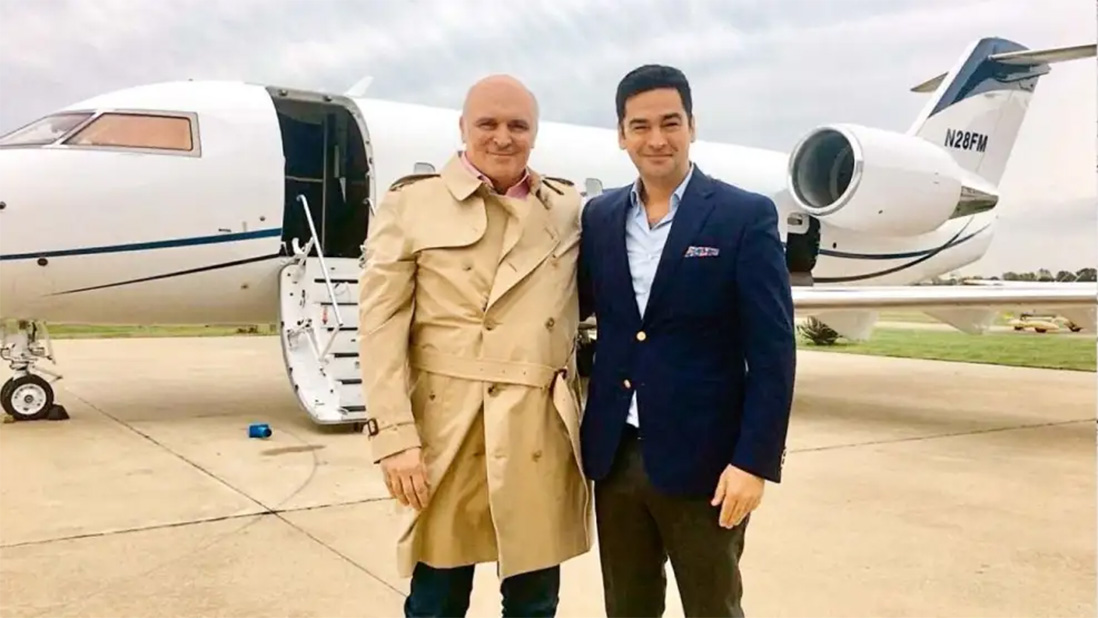 José Luis Espert y el narco Fred Machado.
