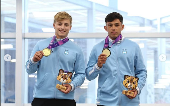 Los paranaenses Baltazar Itria y Priscila Vukonich hablaron tras sus podios panamericanos