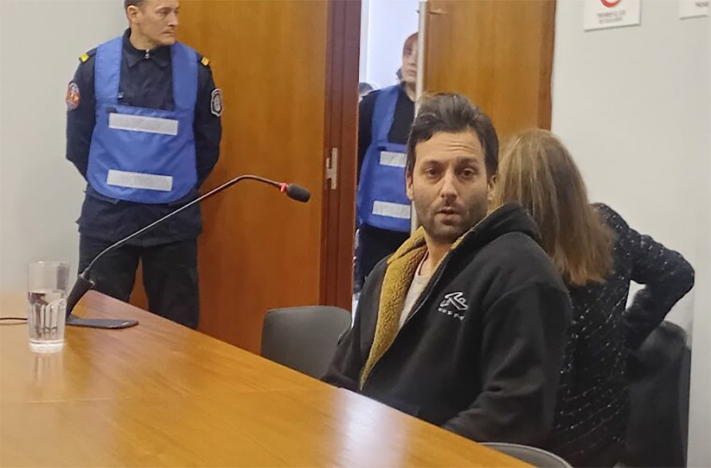 Imagen de archivo de Jorge Julián Christe, condenado a perpetua por el femicidio de su pareja María Julieta Riera, proceso luego anulado por la Sala Penal del Superior Tribunal de Justicia (STJ).