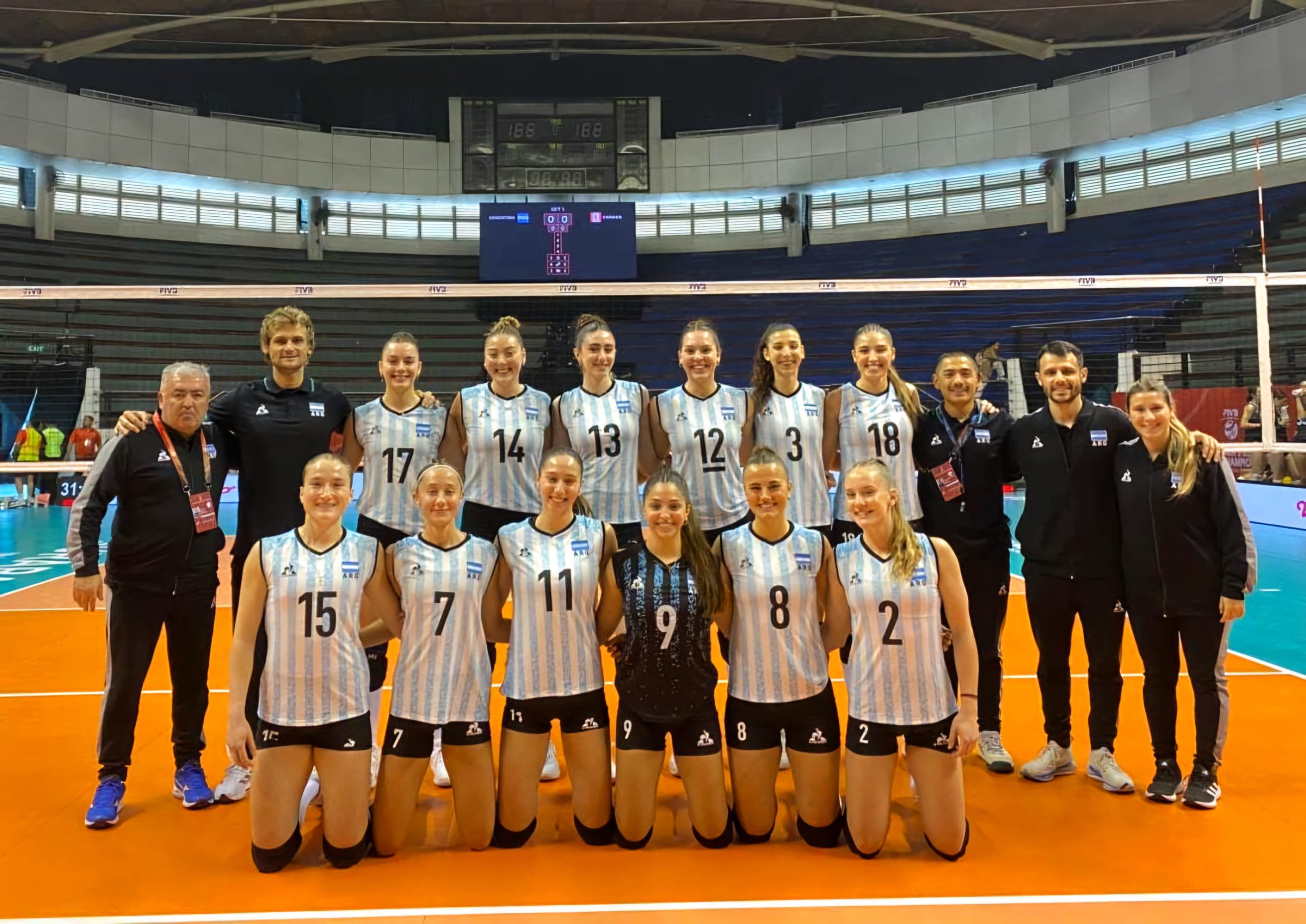 Melany Detzel en el debut del Mundial Sub 21