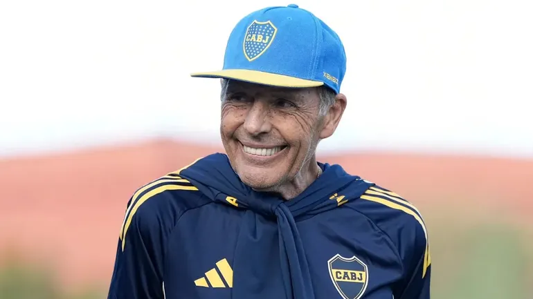 Miguel Ángel Russo volvió a la práctica de Boca por primera vez desde su internación