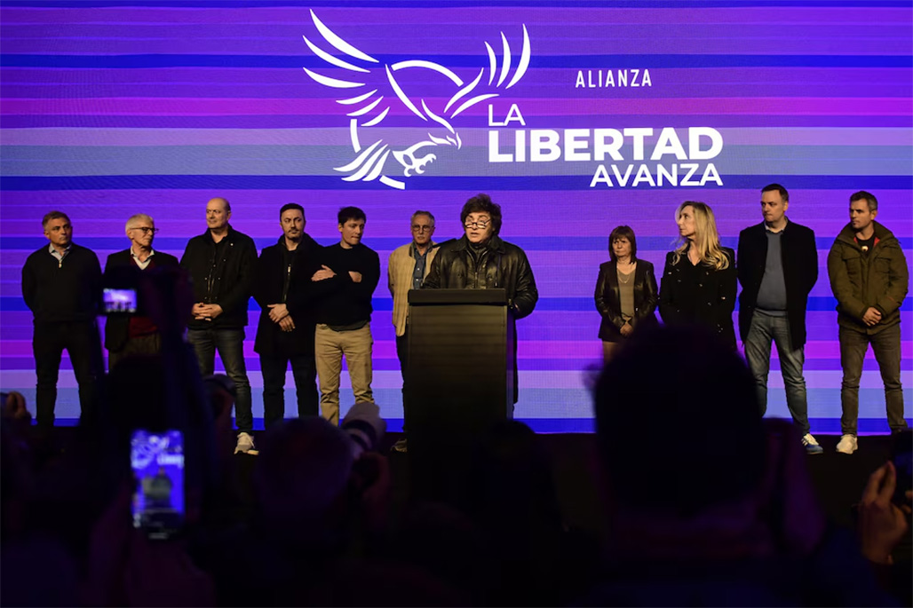El presidente Javier Milei habla tras conocerse el resultado de las elecciones en la provincia de Buenos Aires.