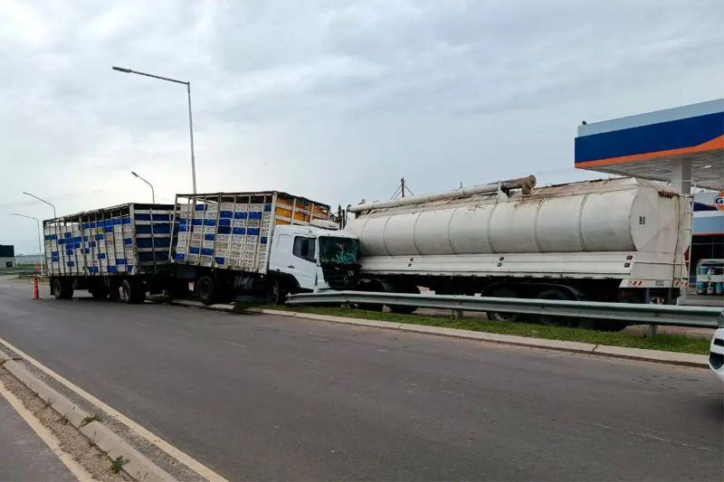 accidente camiones Urdinarrain