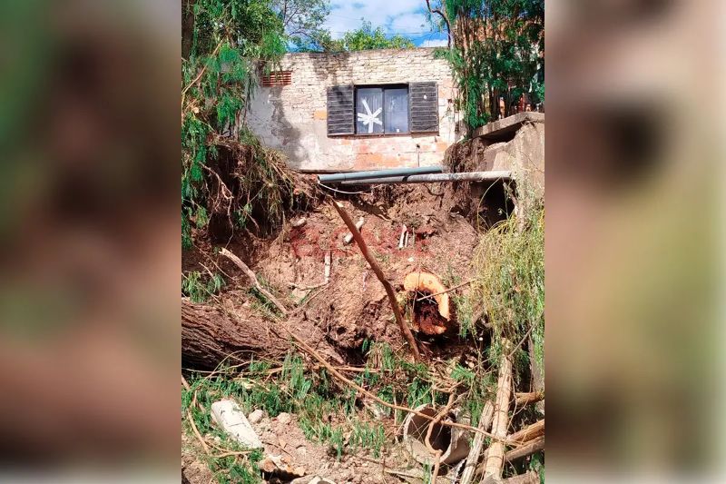 barranca desmoronada Paraná