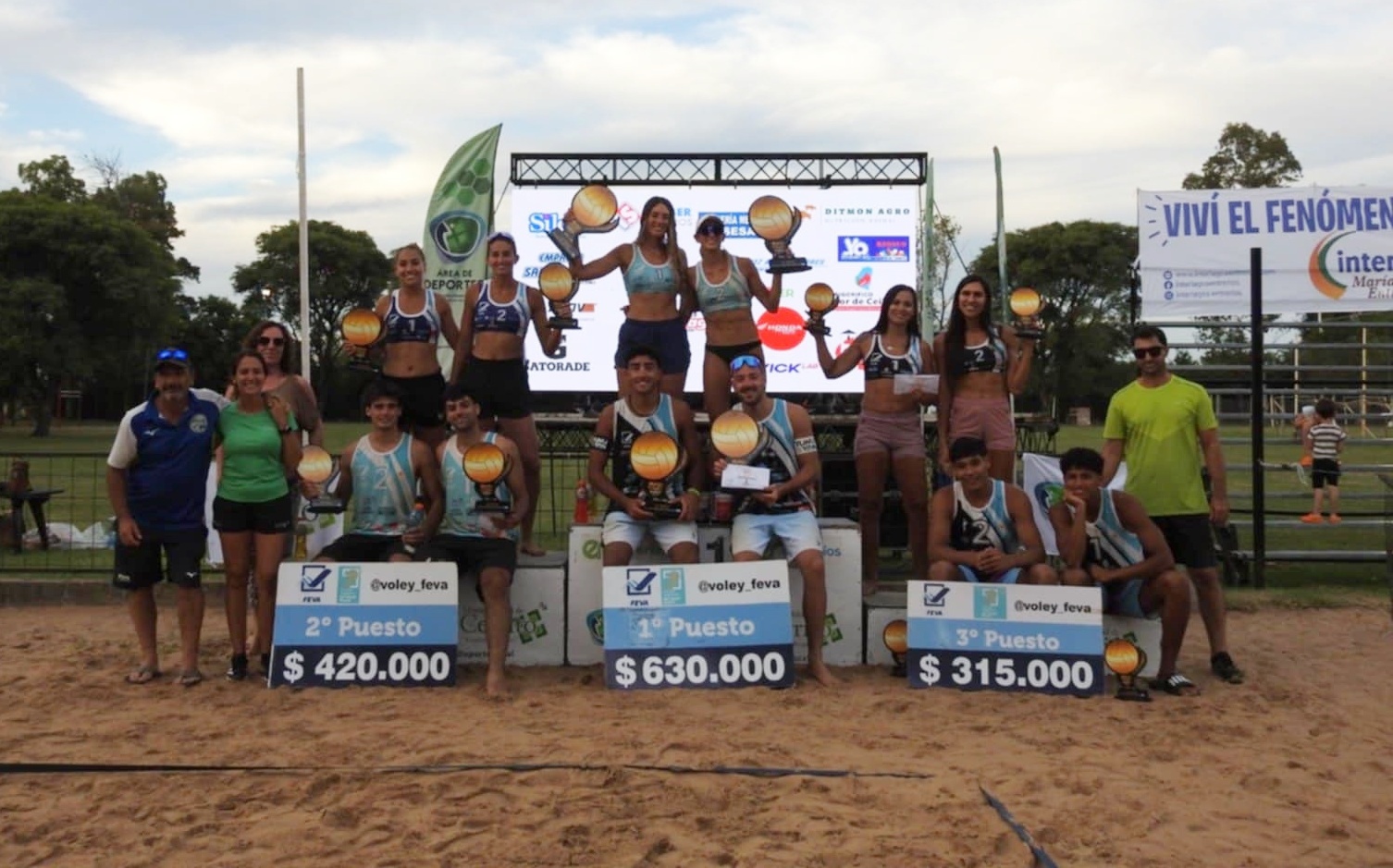 Cerrito vivió su fiesta del Beach Volley