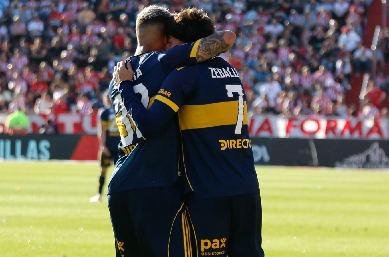 Ayrton Costa y Exequiel Zeballos - Boca Juniors
