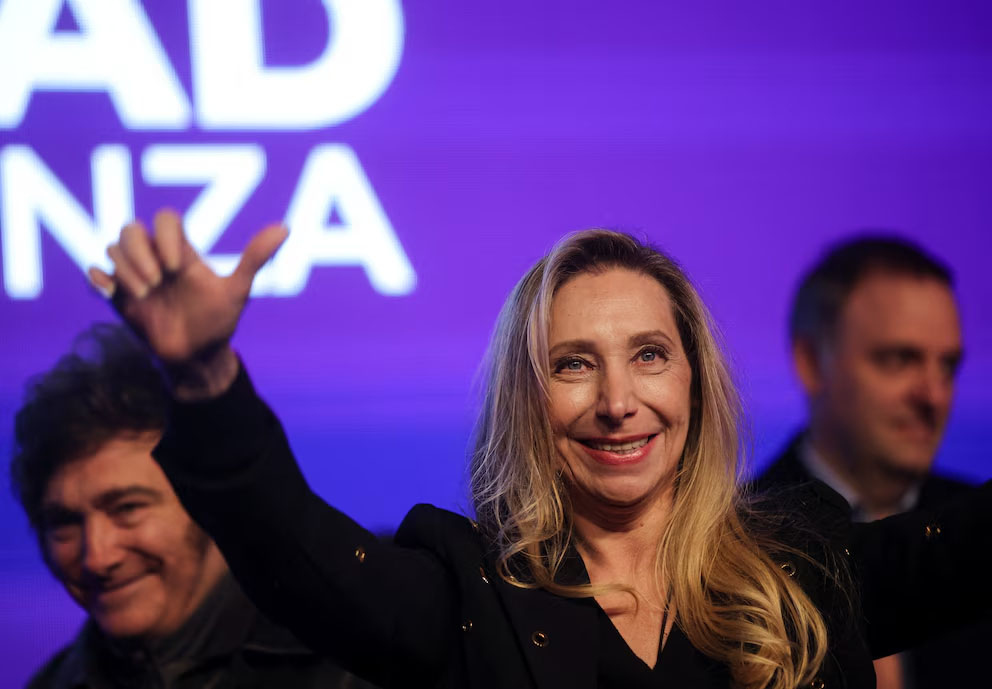 Los libertarios de Milei y Karina desplegaron un fuerte operativo. en redes