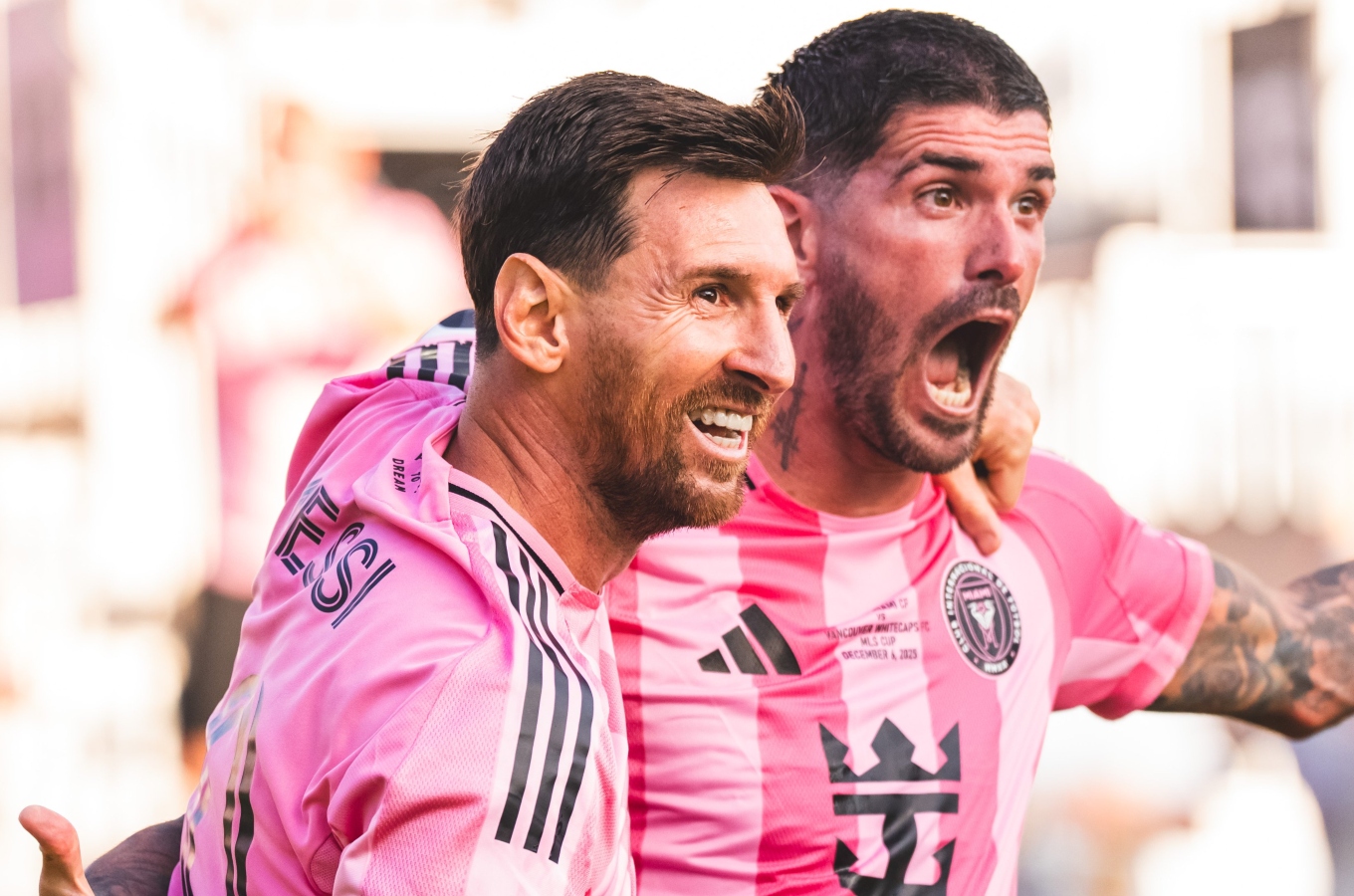 Lionel Messi y Rodrigo De Paul - Inter Miami.