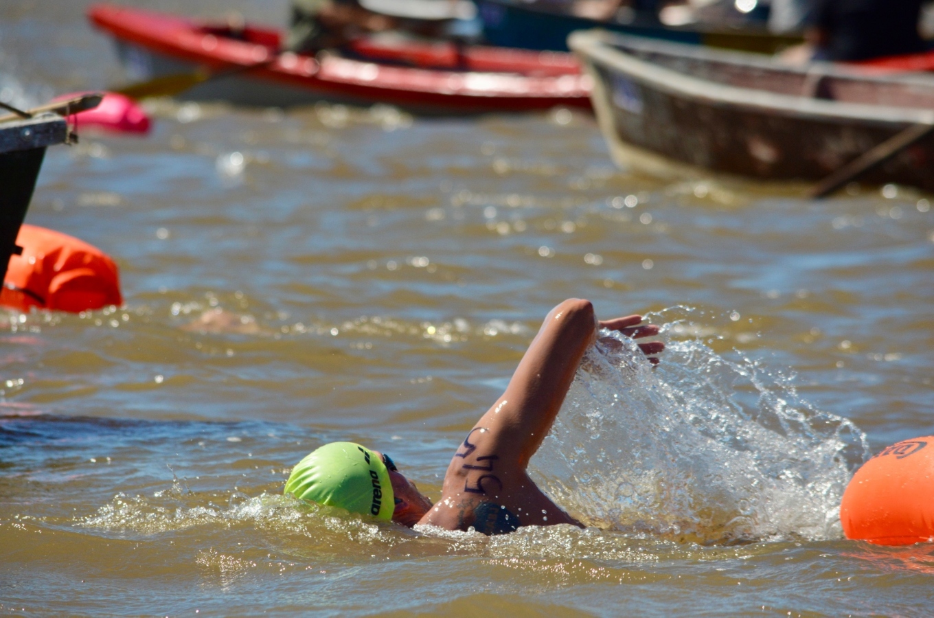 Natación de aguas abiertas.