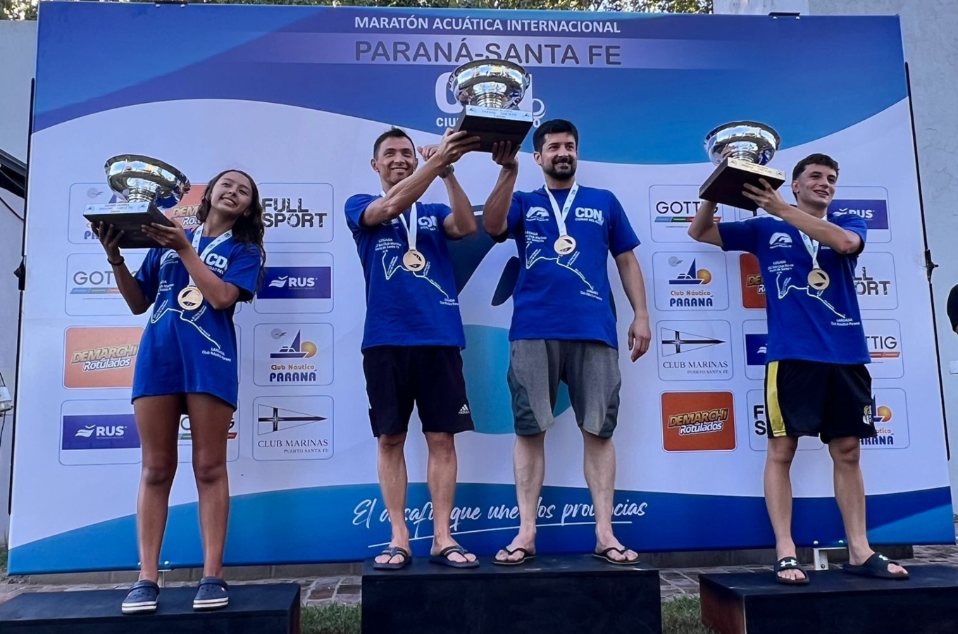 Ganadores Maratón Acuática Paraná - Santa Fe 2026.