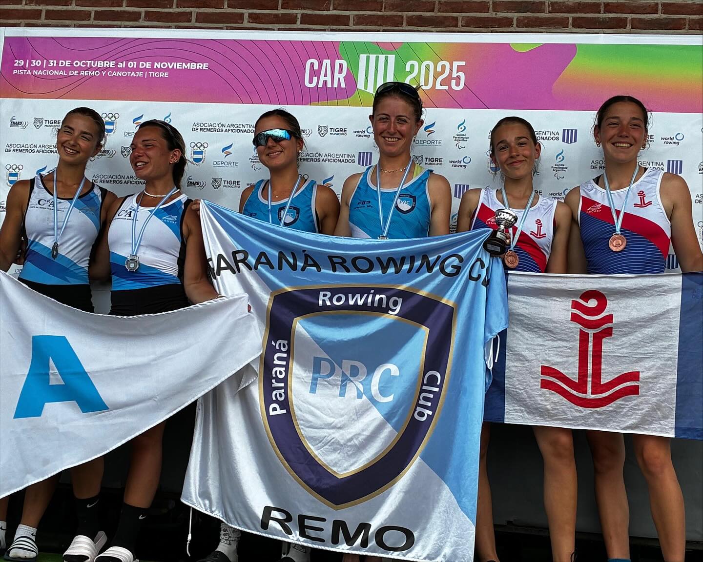 Remo: Lisa Farías y Carmen Zárate Bosco le dieron a Rowing un histórico título en Tigre