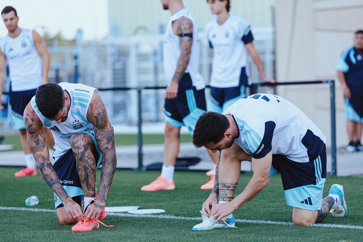 De Paul y Messi