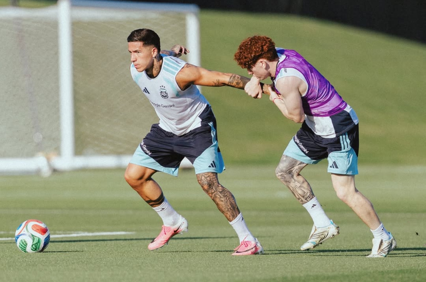 Selección Argentina - Entrenamiento.