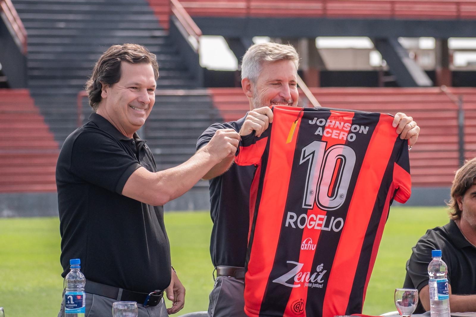 Adrián Bruffal y Rogelio Frigerio