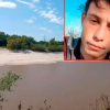 Hallaron restos que serían del joven desaparecido en el río Gualeguay. Foto: (Canal5Univisión).