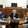 El ministro de Hacienda y Finanzas de Entre Ríos, Fabián Boleas, explicó en la reunión conjunta de las Comisiones de Legislación General, y de Presupuesto y Hacienda, los alcances del proyecto de ley por el que se declara prioritaria la restauración de la sostenibilidad de la deuda pública provincial.