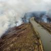 Imagen de archivo. La Cámara Federal confirmó la competencia del Juzgado de Victoria para esclarecer los delitos por los incendios en el Delta del Paraná.