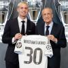 Franco Mastantuono y Florentino Pérez