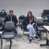 Edgardo Kueider y su pareja durante el juicio por contrabando que enfrentan en Paraguay.