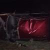El despiste y posterior vuelco del Renault Megane se registró en el kilómetro 19 de la Ruta Provincial 11, jurisdicción de la Jefatura Departamental de Diamante.