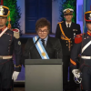Milei en la firma del Pacto de Mayo el año pasado.