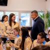 “Chiqui” Tapia almorzó con la selección argentina que integra la entrerriana Holzheier