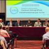 Argentina, Brasil y Uruguay iniciaron en Salto Grande el encuentro internacional “Cuencas Hidrográficas Transfronterizas por la Paz”. El encuentro se trasladará hoy a la Triple Frontera, en Barra do Quaraí, y se clausura mañana en la Isla Brasilera, con una Celebración Ecuménica por la Paz, seguida de espectáculos artísticos y ferias.