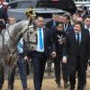 Imagen de archivo de Javier Milei cuando participó de la inauguración de la Expo Rural de Palermo 2024. El Presidente recibirá a la Mesa de Enlace tras confirmar la suba de las retenciones.