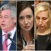 Javier Milei, Nicolás Pino, Victoria Villarruel, Karina Milei y Jorge Macri.
