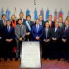 Javier Milei junto a los gobernadores que firmaron el llamado Pacto de Mayo en 2024.
