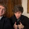Javier Milei con Hayden Mark Davis.