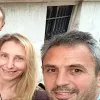 Karina Milei, con Martín y Lule Menem. 