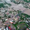 Imagen aérea de las inundaciones en el Estado de Veracruz (México).