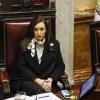 Victoria Villarruel en la última sesión del Senado.