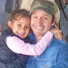 Benjamín Vicuña y su hija Blanca. 