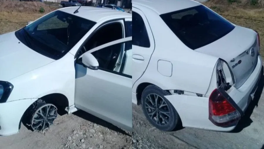 Hallaron con destrozos y en Oro Verde el auto robado a una familia en Paraná