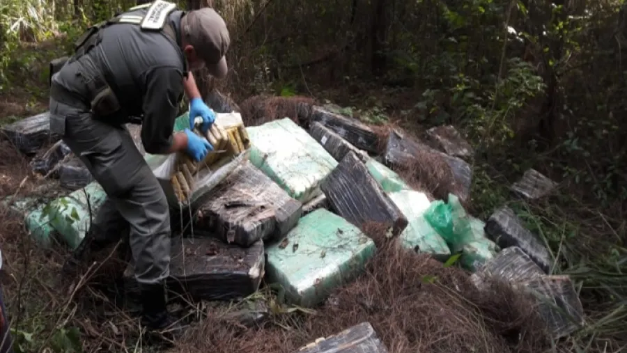 Secuestraron en Misiones más de 1.330 kilos de marihuana.