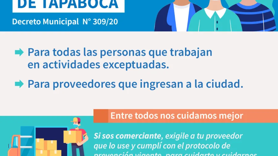 tapabocas Urdinarrain