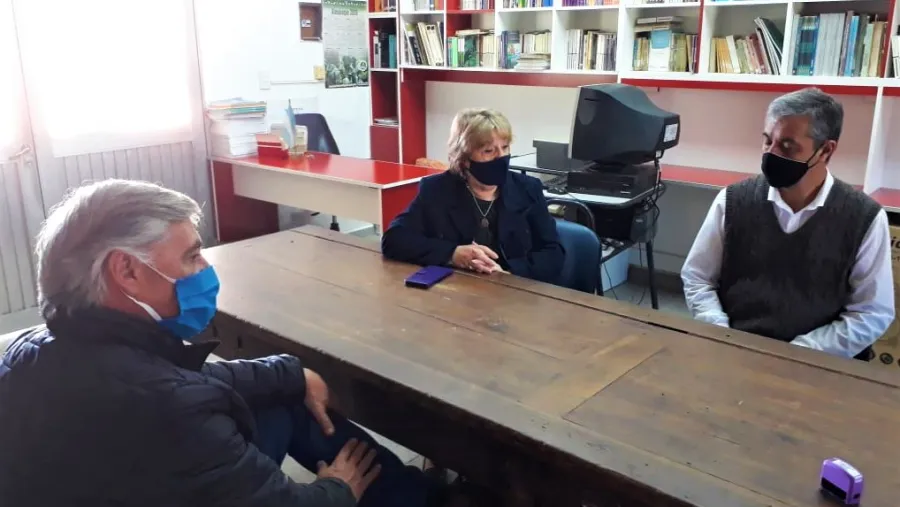 Landó con el intendente de Urdinarrain