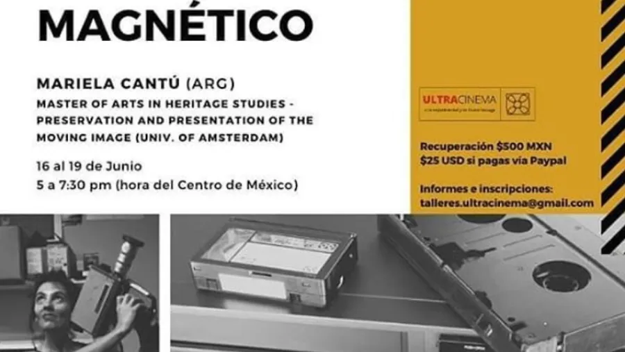 Taller internacional en línea sobre preservación de video magnético